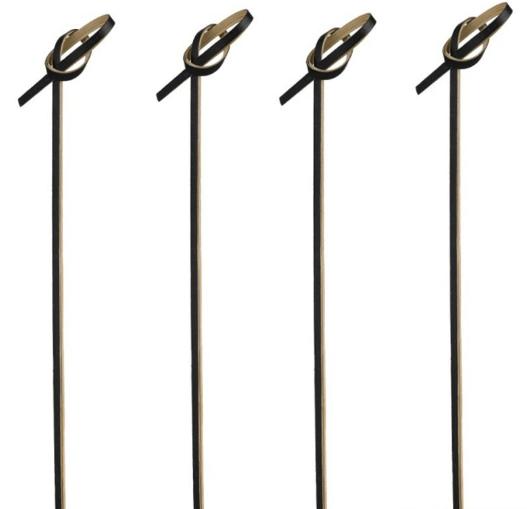 Enlace al artículo Pincho brocheta lazo negro 9 cm