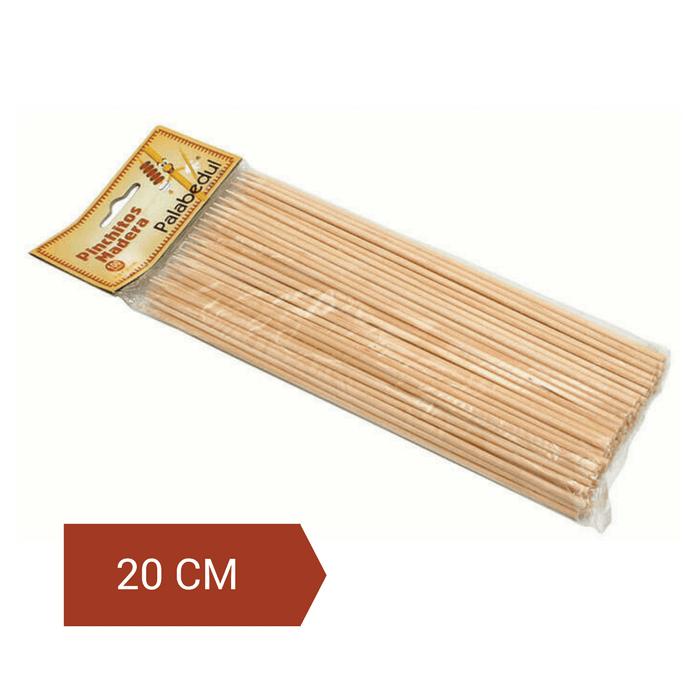 Enlace al artículo Brocheta barbacoa 3x200mm - 240 paquetes de 100 brochetas