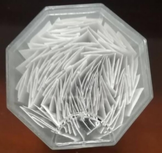 Palillo redondo enfundado en papel envase plástico octogonal 12×10