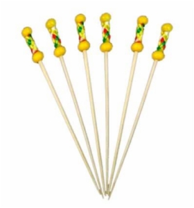 Imagen miniatura Brocheta fruta roja esfera 12 cm