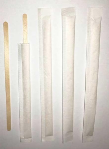 Enlace al artículo Removedor de café enfundado papel 140x5x1mm - 10 cajas de 500 unidades
